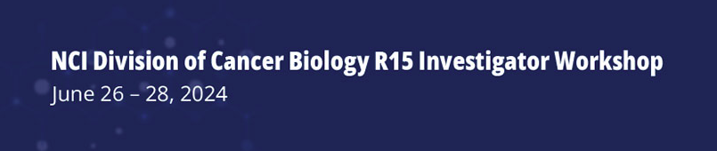 Division of Cancer Biology R15 Investigators Workshop