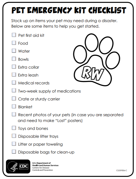 Pet Checklist